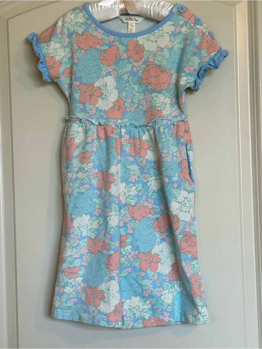 Sz4 Matilda Jane Far Out Floral Cropped Romper